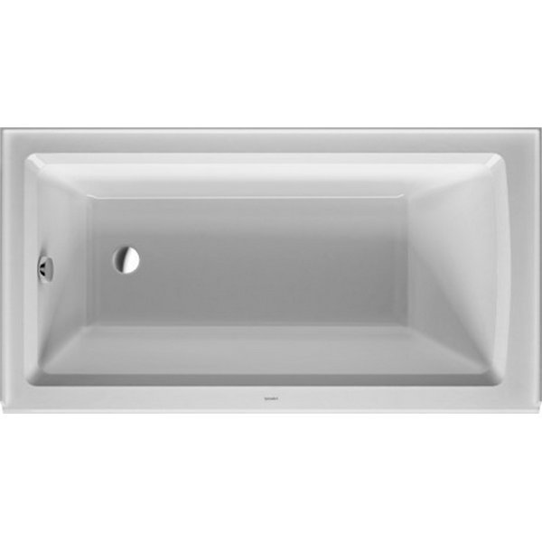 Duravit Architec 60" x 32" Alcove Soaking Bathtub & Reviews Wayfair